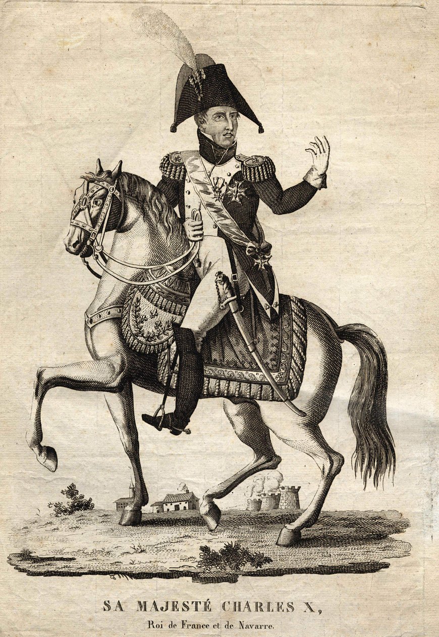 Charles X konge av Frankrike og Navarra av Unknown artist