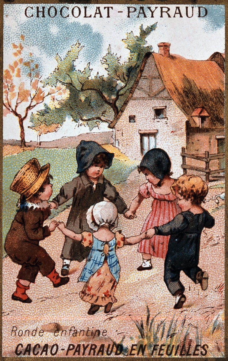 Barnespill, reklamesjokolade Payraud, v. 1895 av Unknown artist
