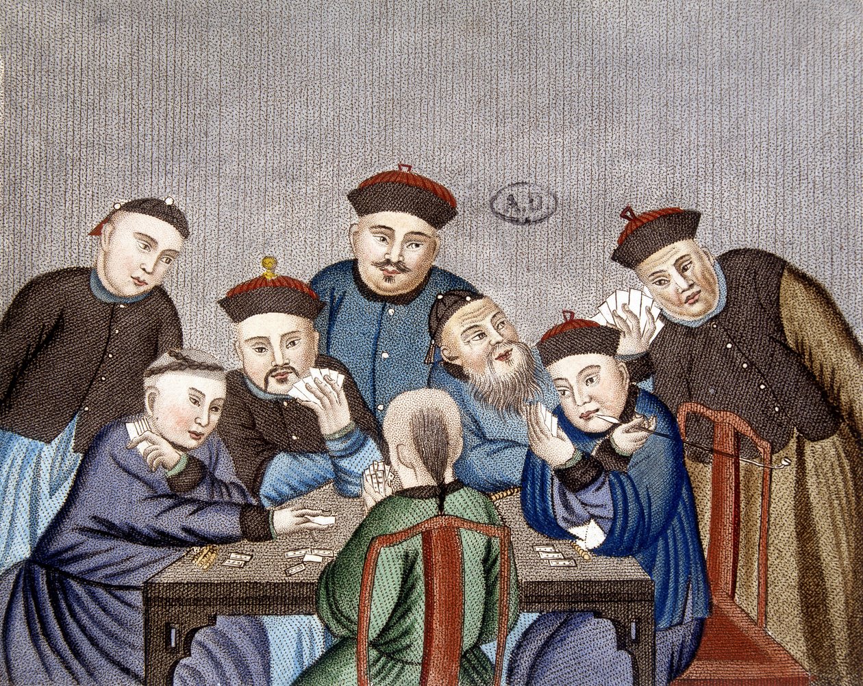 Kinesiske spillkort av Unknown artist