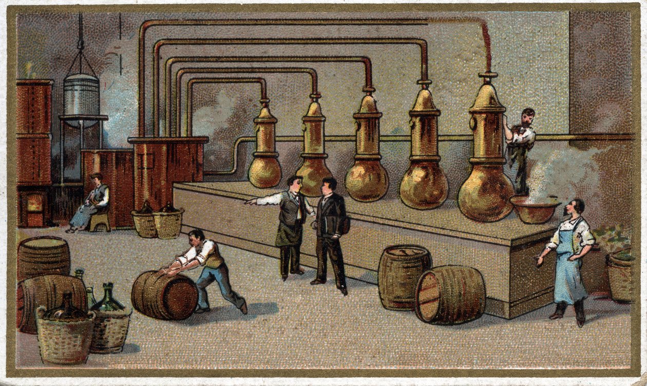 Kromolitografi fra slutten av 1800-tallet av Unknown artist