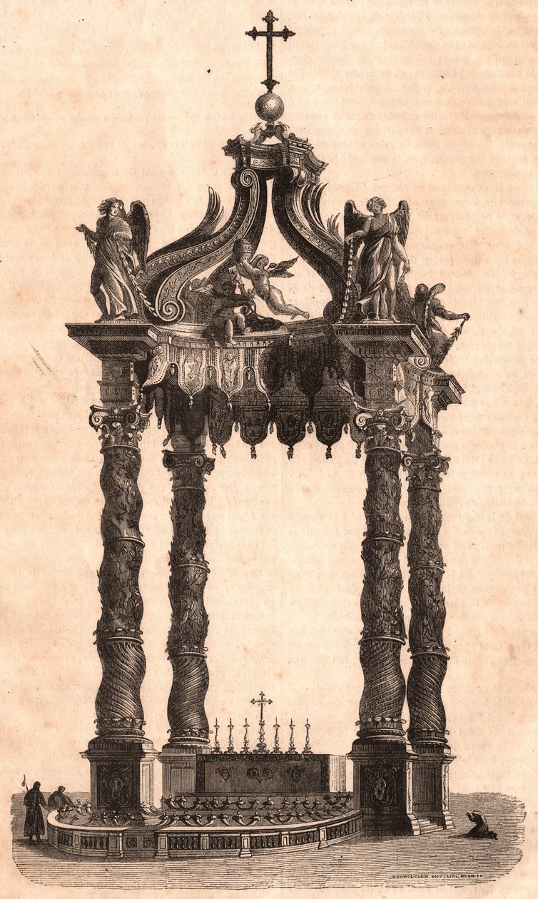 Ciborium i Saint Peter i Roma, Italia av Unknown