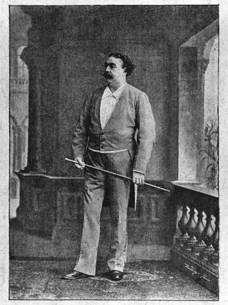 Sirkus: Mr. Claude Loyal - i ""Ecuyers et Ecuyères"", av Baron de Vaux. av Unknown artist