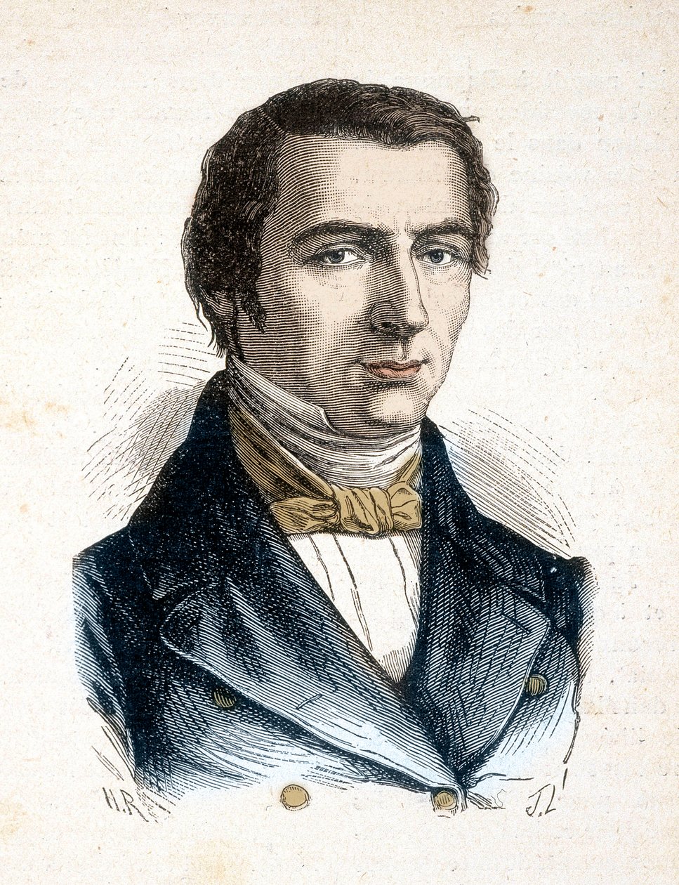 Claude Frederic Bastiat klassisk liberal teoretiker, politisk økonom - Portrett av Frederic Bastiat, Economiste (1801 - 1850) - i "" Les Contemporains", n.d. slutten av 1800-tallet. av Unknown artist