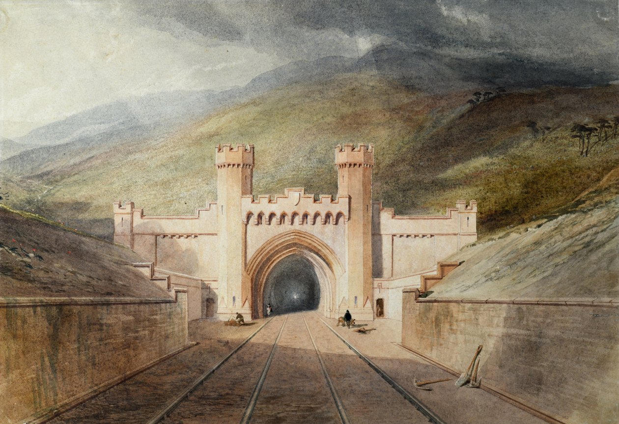 Clayton Tunnel Railway Portal av Unknown artist