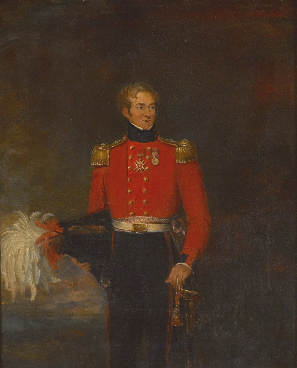 Oberst Sir Richard Llewellyn, 28th Regiment of Foot, 1835 ca. av Unknown