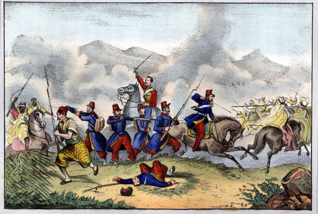 Erobringen av Algerie. Tatt av Konstantin, 13. oktober av Unknown artist