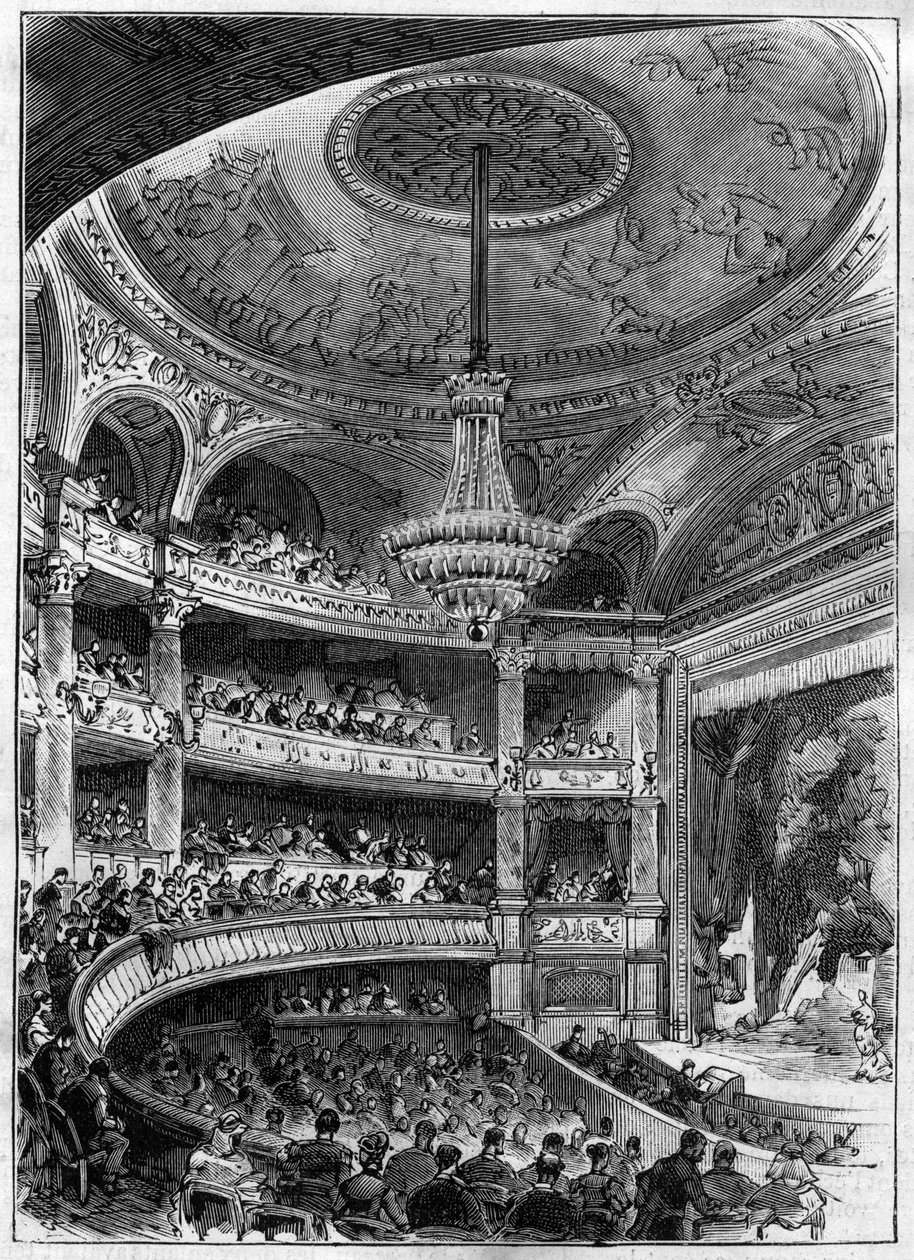 Konstantinsteater i Algerie bygget av arkitekten Paul Jean Gion (1838-1904) mellom 1877 og 1883 - teatret av Unknown artist