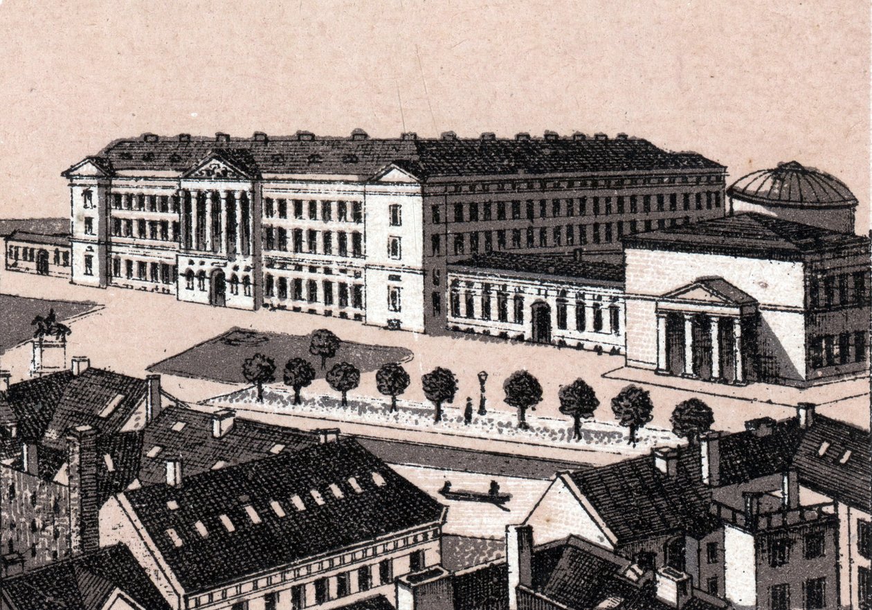Copenhagen, Denmark: view of the castle of Christiansborg (Castle Christiansborg in Copenhagen). in “” The world illustrates 168 views”” Undated (end of 19th century) av Unknown artist
