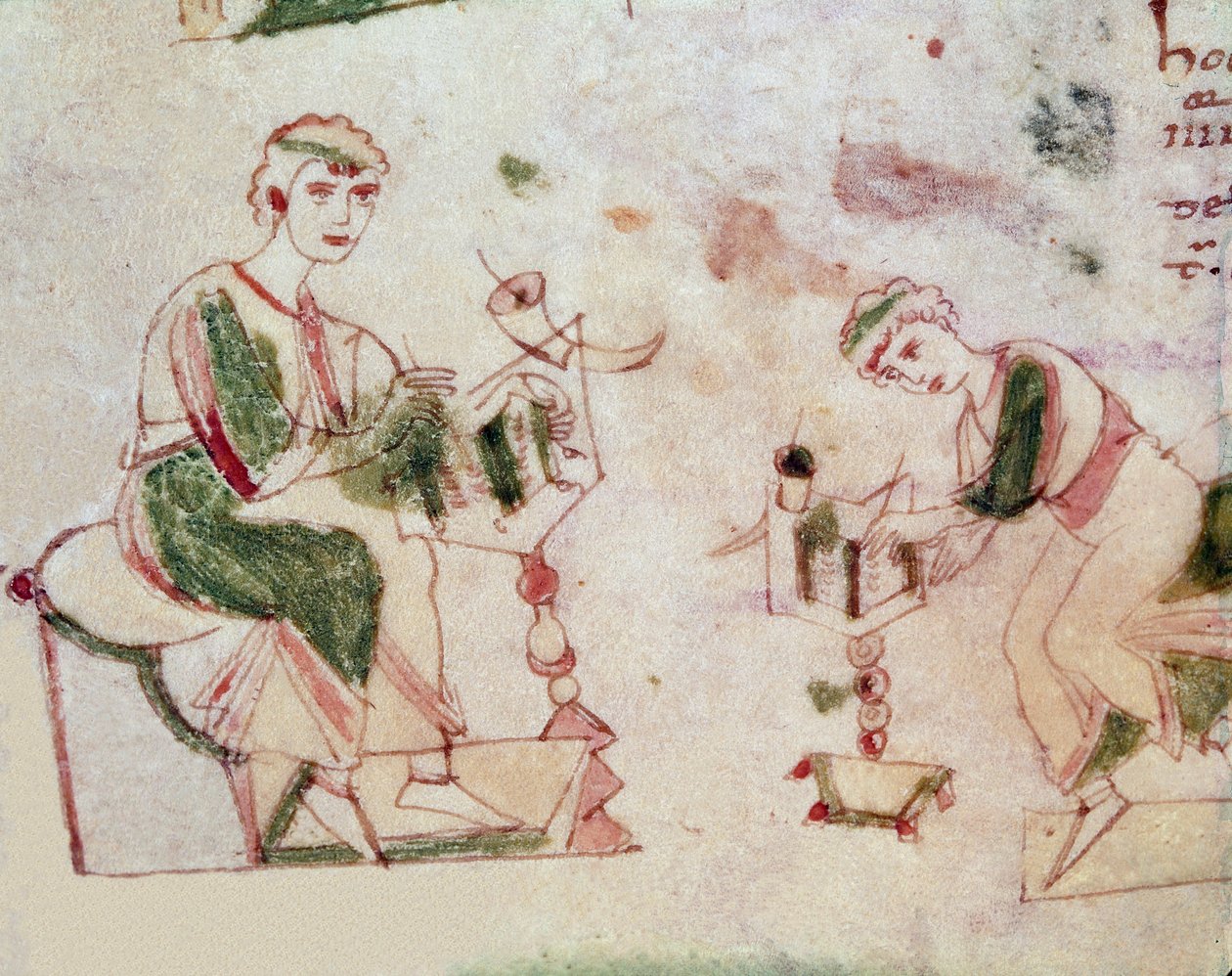 Kopister, detalj (miniatyr av Unknown artist