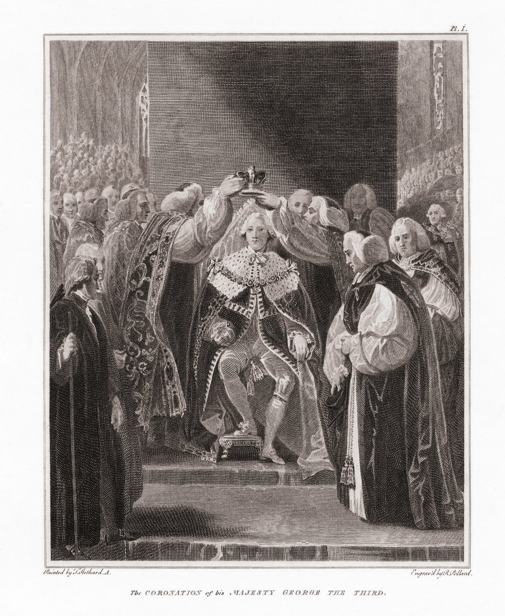Kroningen av kong George III av Storbritannia av Unknown artist