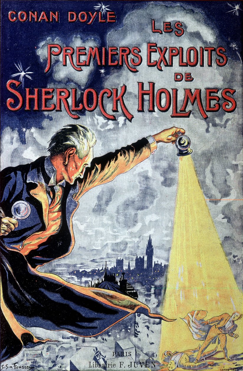Cover "" Les Premiers exploits de Sherlock Holmes""" av Conan Doyle. av Unknown artist
