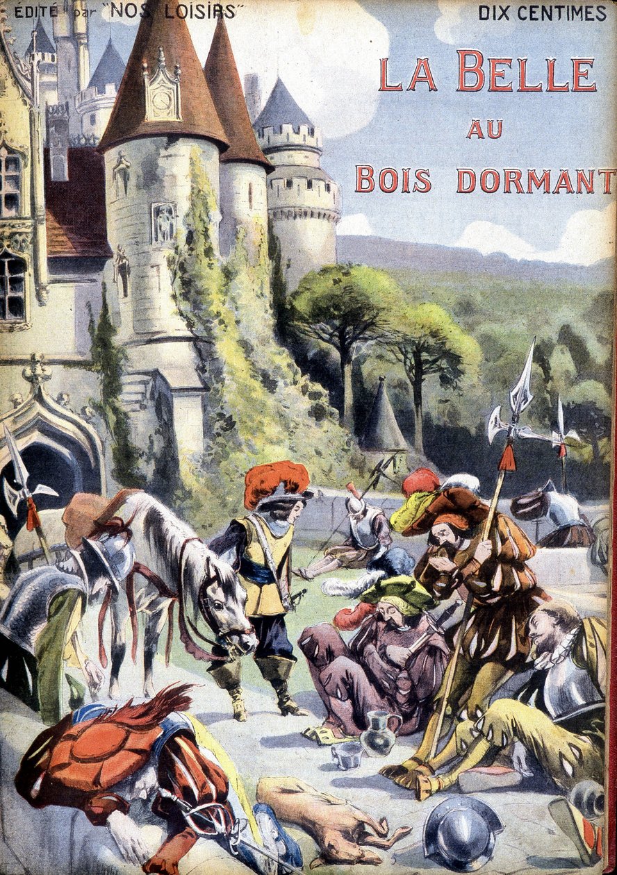 Cover av Charles Perraults fortelling "Sleeping Beauty". av Unknown artist