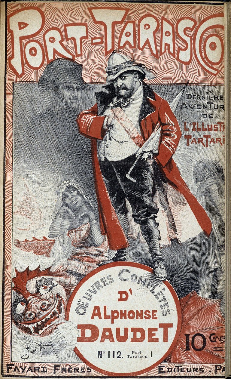 Cover av "Port Tarascon"" av Daudet. av Unknown artist