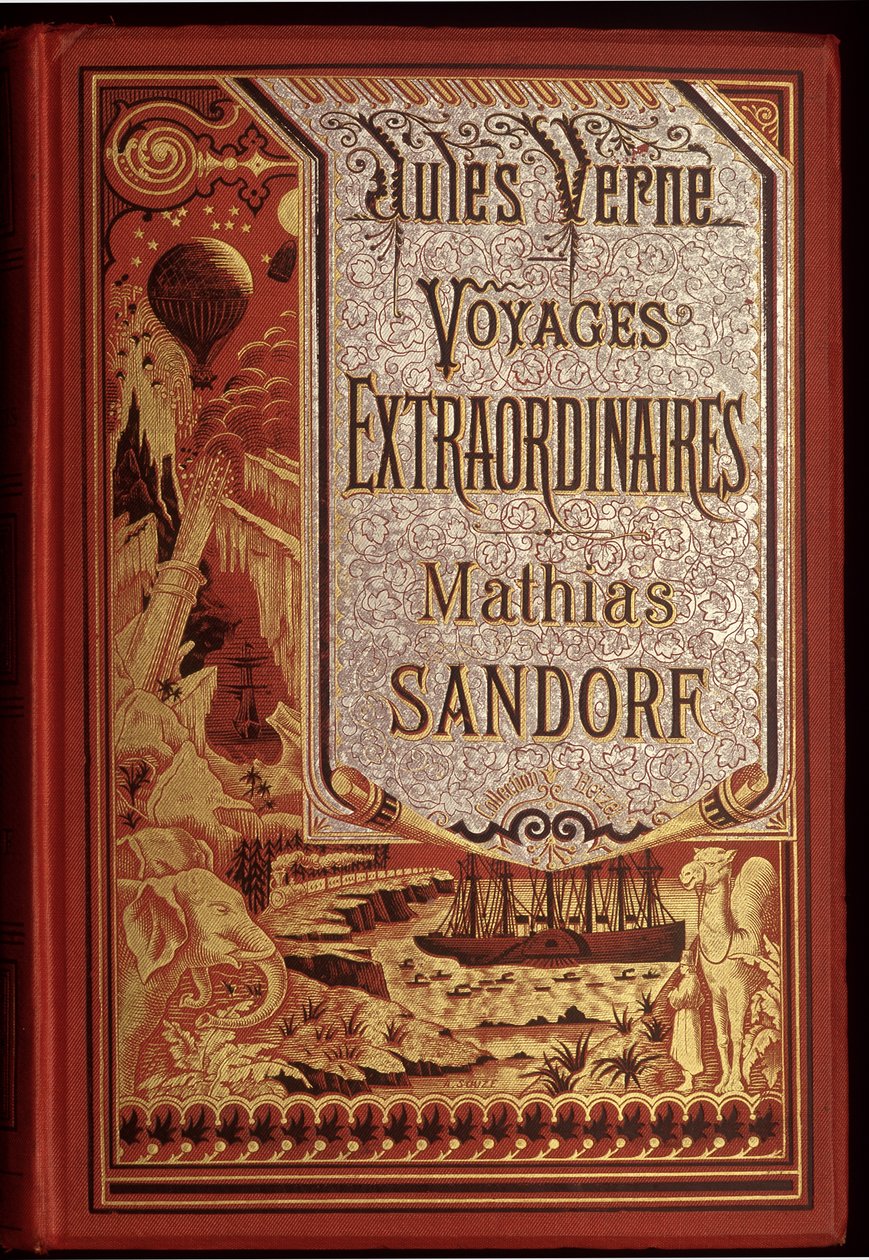 Omslag til boken Mathias Sandorf, roman av Jules Verne av Unknown artist