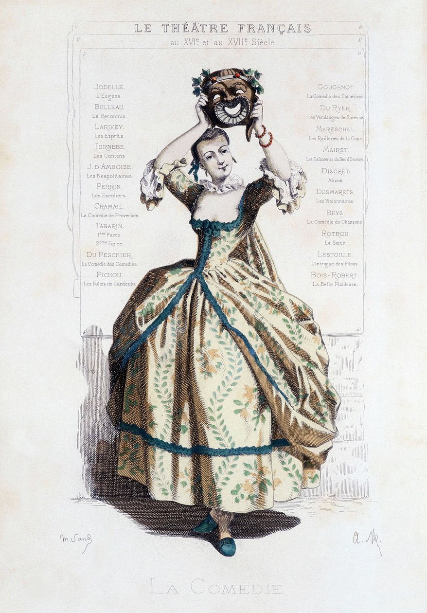 Omslag til boken "Fransk teater på 1500- og 1600-tallet før Moliere" av Edouard Fournier. av Unknown artist