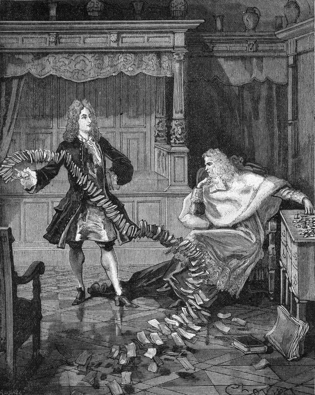 Creation of the General Bank and Paper Money (paper money) av Unknown artist