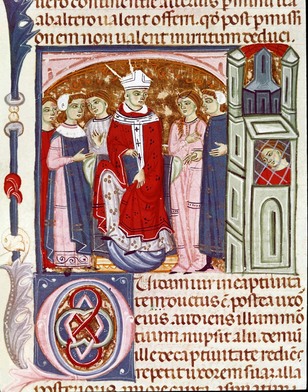 Kriminell fengslet (miniatyr av Unknown artist