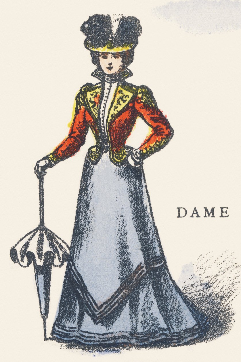 D: Dame av Unknown artist