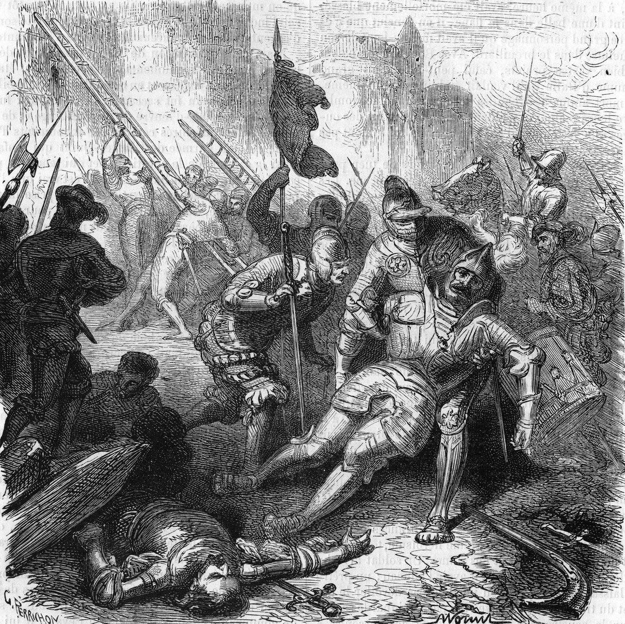 Bourbon-forbindelsens død av Unknown artist