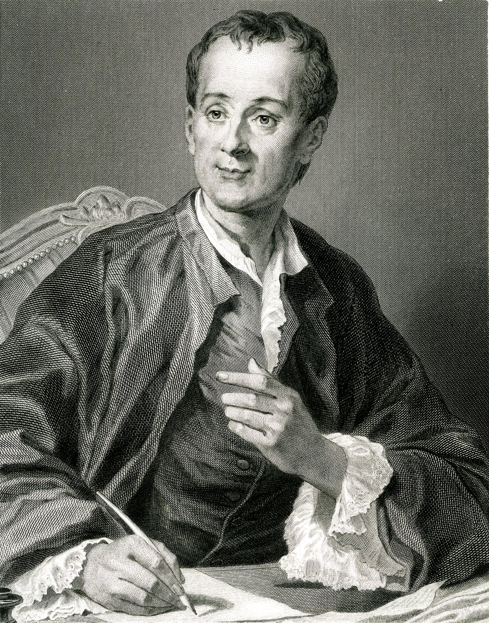 Denis Diderot av Unknown artist