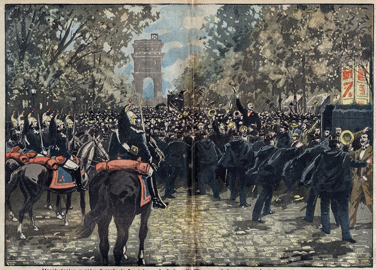 Dreyfus-saken - Paris - 2. oktober av Unknown artist