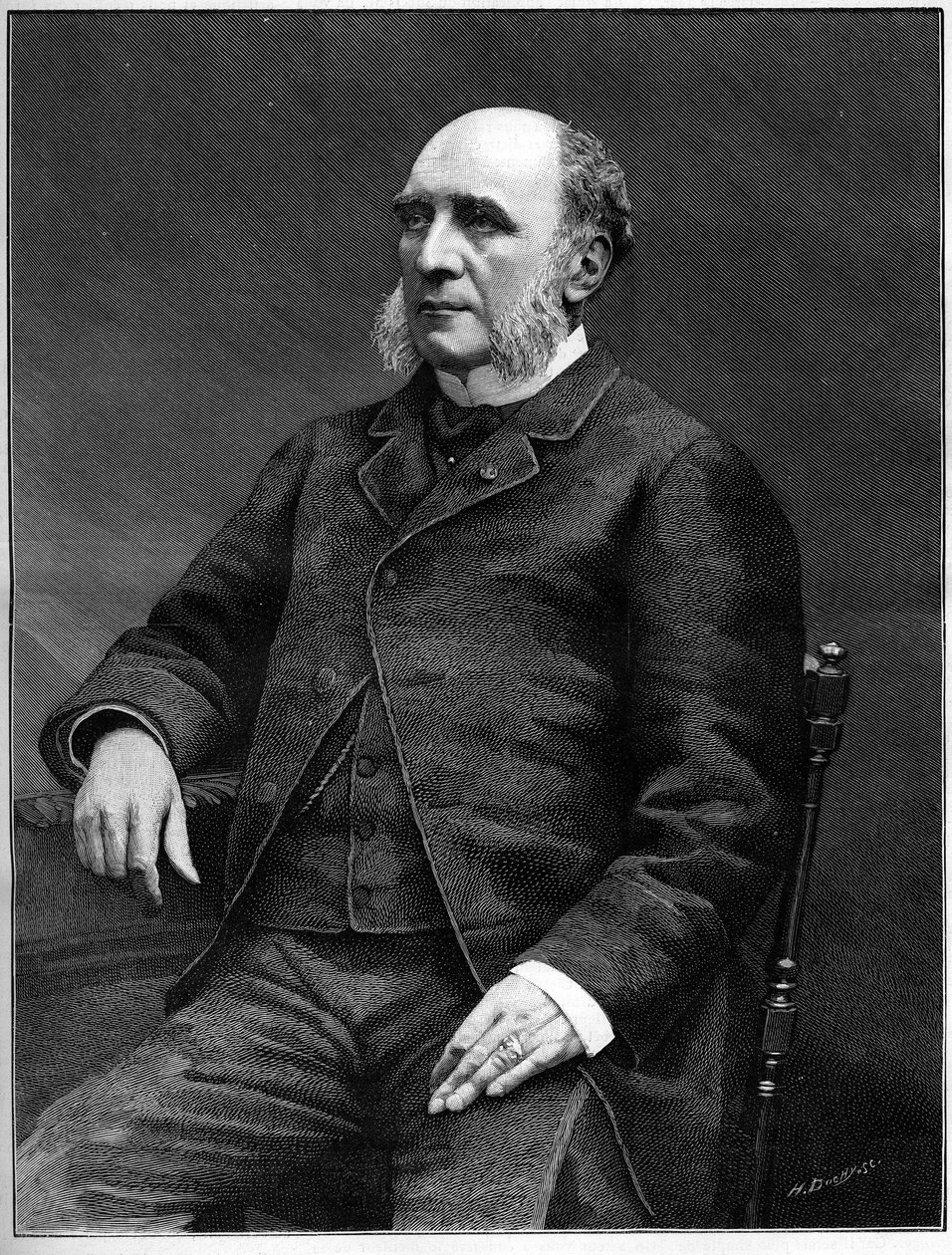 Duke Louis Charles Decazes (1819-1886), French politician, Minister of Foreign Affairs from 1873 to 1877. av Unknown artist