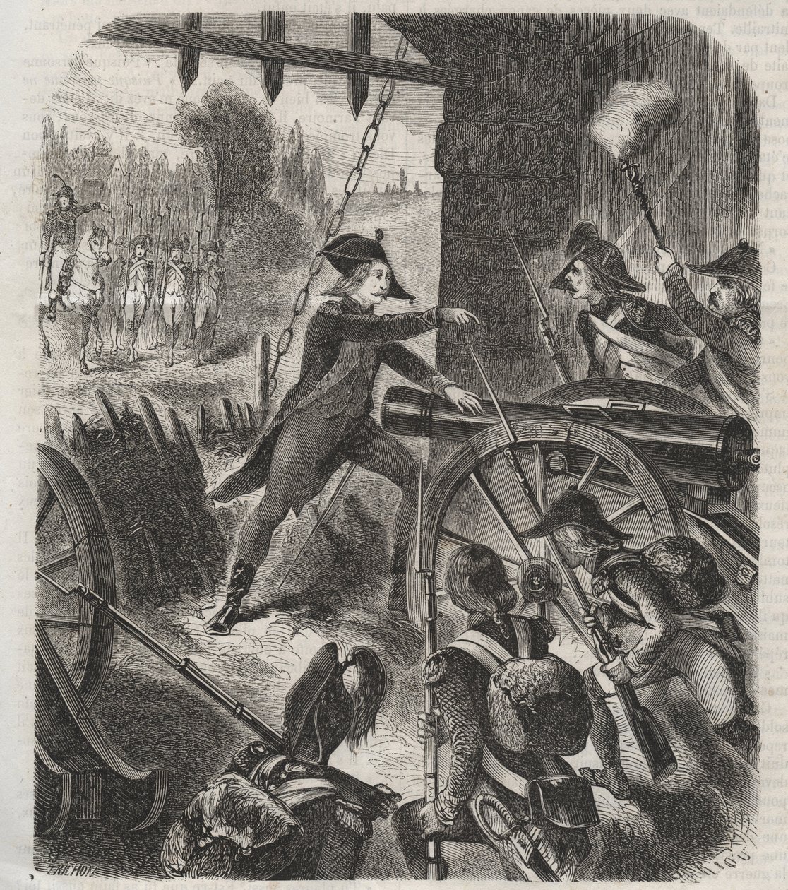 ENGELSK REVOLUSJON. Heroisk handling av Desilles - Den franske revolusjonen: saken om Nancy. Den 31. august 1790 startet Marquis de Bouille (Francois Claude Amour du Chariol, Marquis de Bouille) (1739-1800) en undertrykkelse mot soldatene fra garnisonen ti av Unknown artist