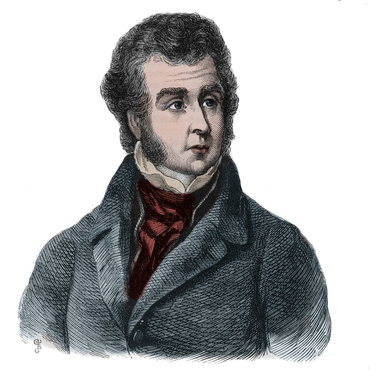 Ebenezer Elliot (1781-1849) engelsk poet - gravering av Unknown artist