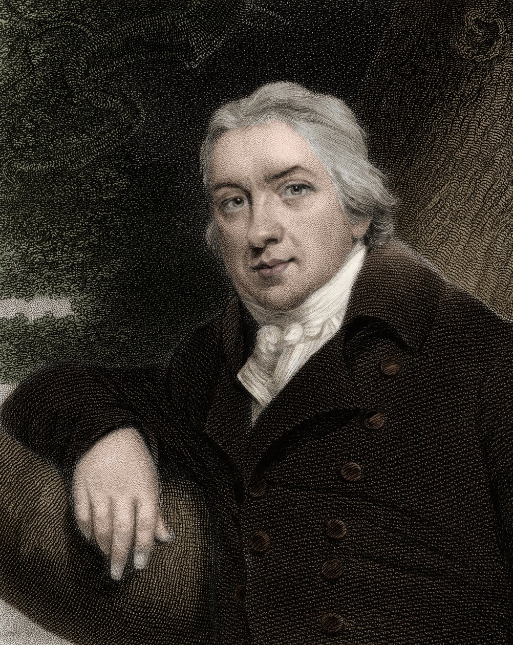 Edward Jenner 1749-1823 - gravering - 1800-tallet av Unknown artist