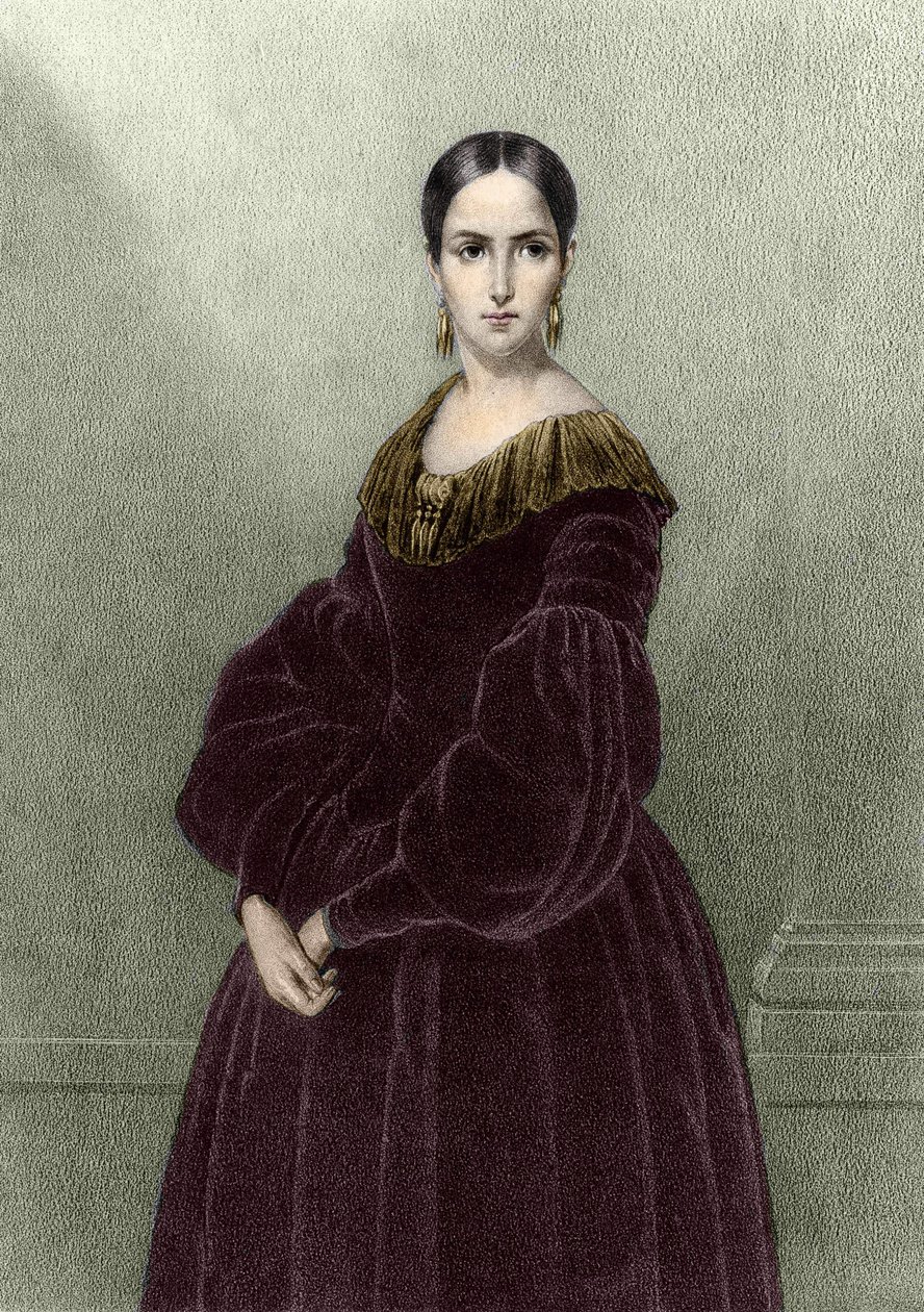 Elisabeth Rachel Félix, kjent som Mademoiselle Rachel (1821-1858), fransk tragedier. av Unknown artist