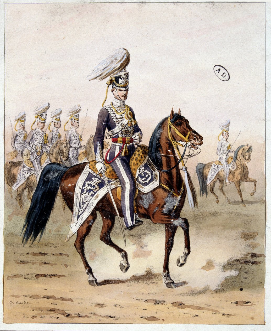 Engelsk Armee of India: Cavalry of Madras av Unknown artist