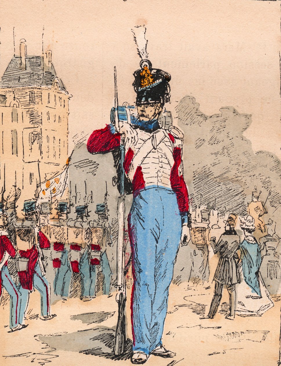 Gravering av 1882 i "Tiårs historie: 1830-1840"" Louis-Blanc (1811-1882) av Unknown artist