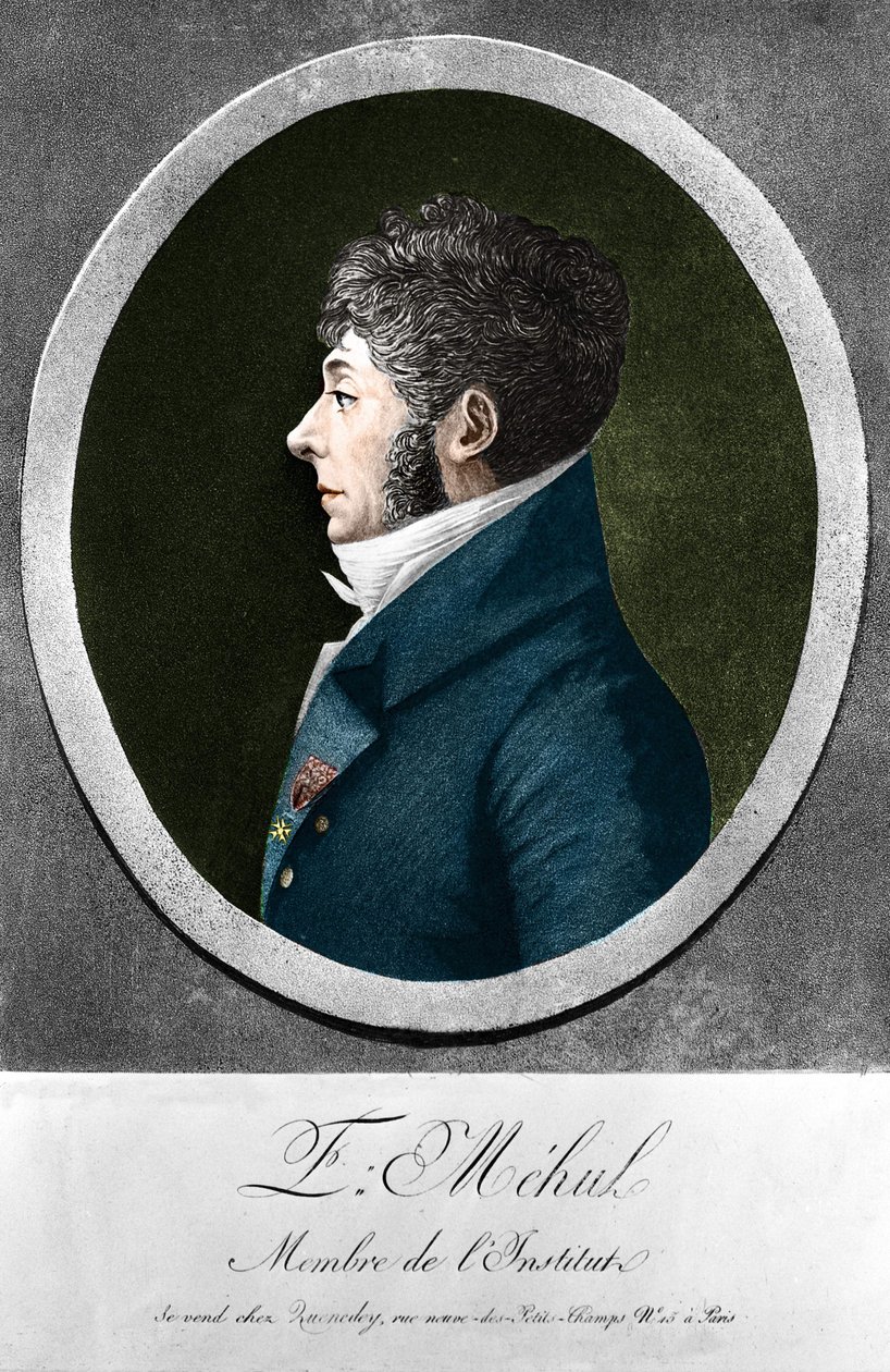 Etienne Mehul , fransk komponist og organist (1763-1817). av Unknown artist