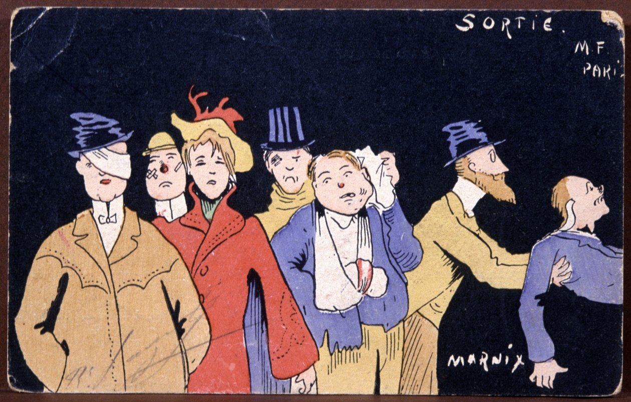 Utgang MF Paki, tidlig på 1900-tallet (illustrasjon) av Unknown Artist