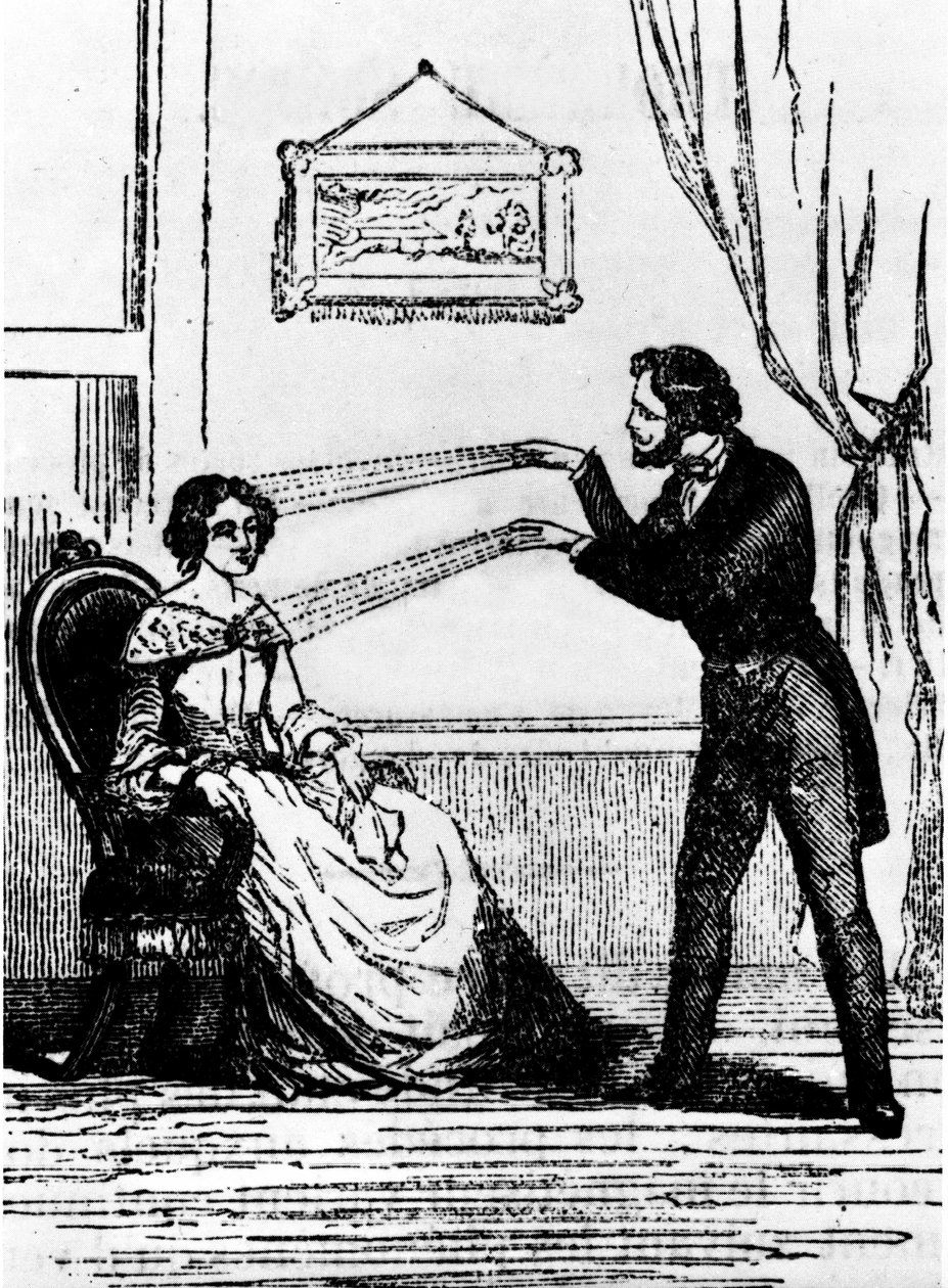 Erfaring med hypnose. Gravering fra 1890 av Unknown artist