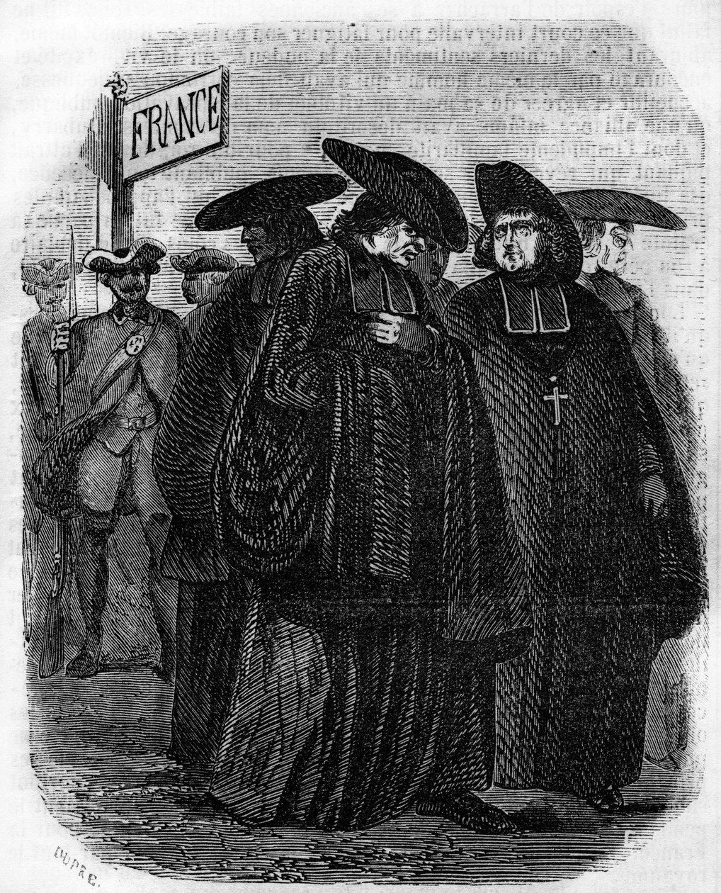 Expulsion of the Jesuits from France by judgments of the Parliaments in 1762. av Unknown artist