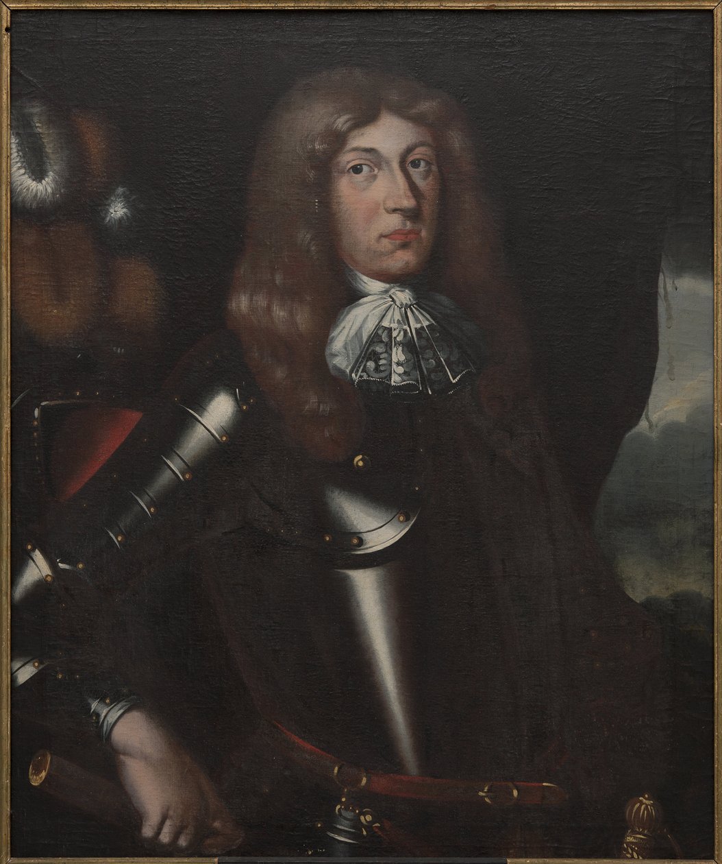 Ferdinand Kettler, duc de la Courlande Semigalie - Portrett av Ferdinand Kettler (1655-1730), hertug av Courland og Semigallia, anonym . Olje på lerret. Mål: 90x75 cm. Nationalmuseum Stockholm av Unknown artist