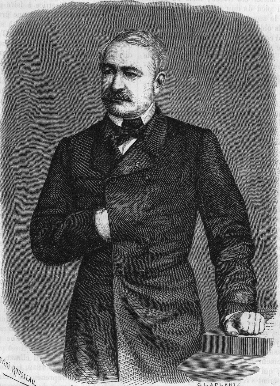 Ferdinand de Lesseps (1805-1894), French diplomat and administrator. av Unknown artist