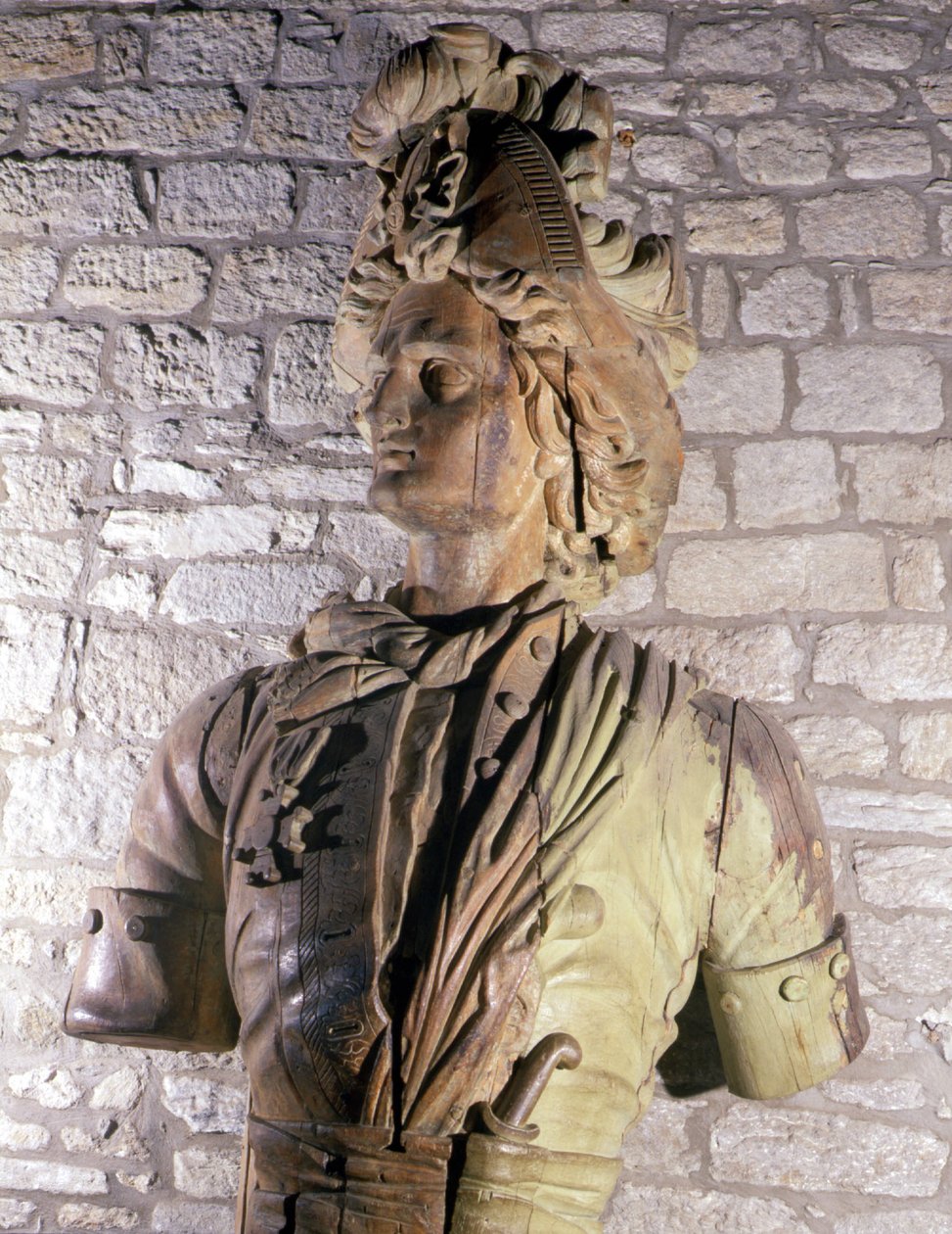 Figur av privatbue fra 1600-tallet bevart på Museum of Saint Malo. av Unknown artist