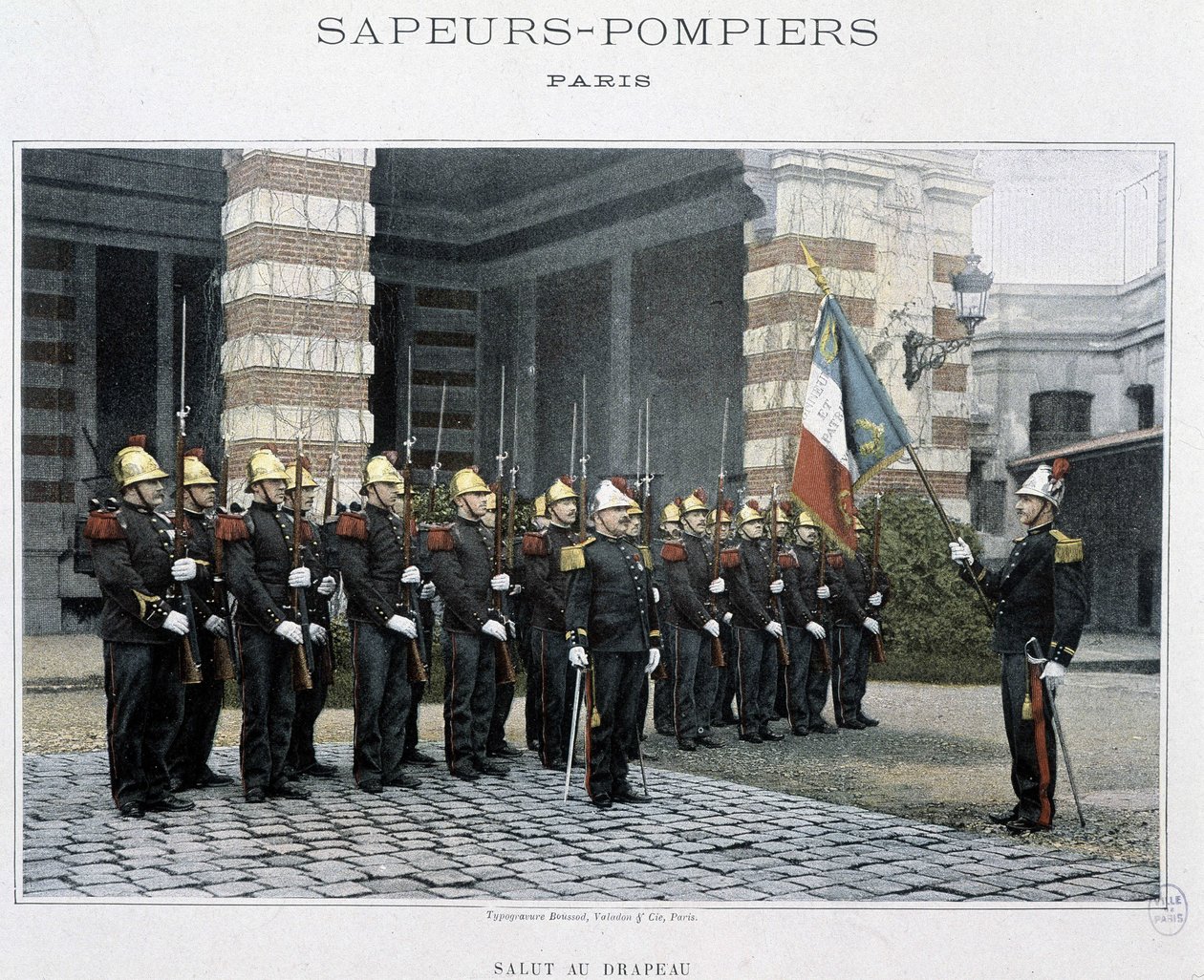 Firefighters: Salvation to the Flag - ca 1920 av Unknown artist