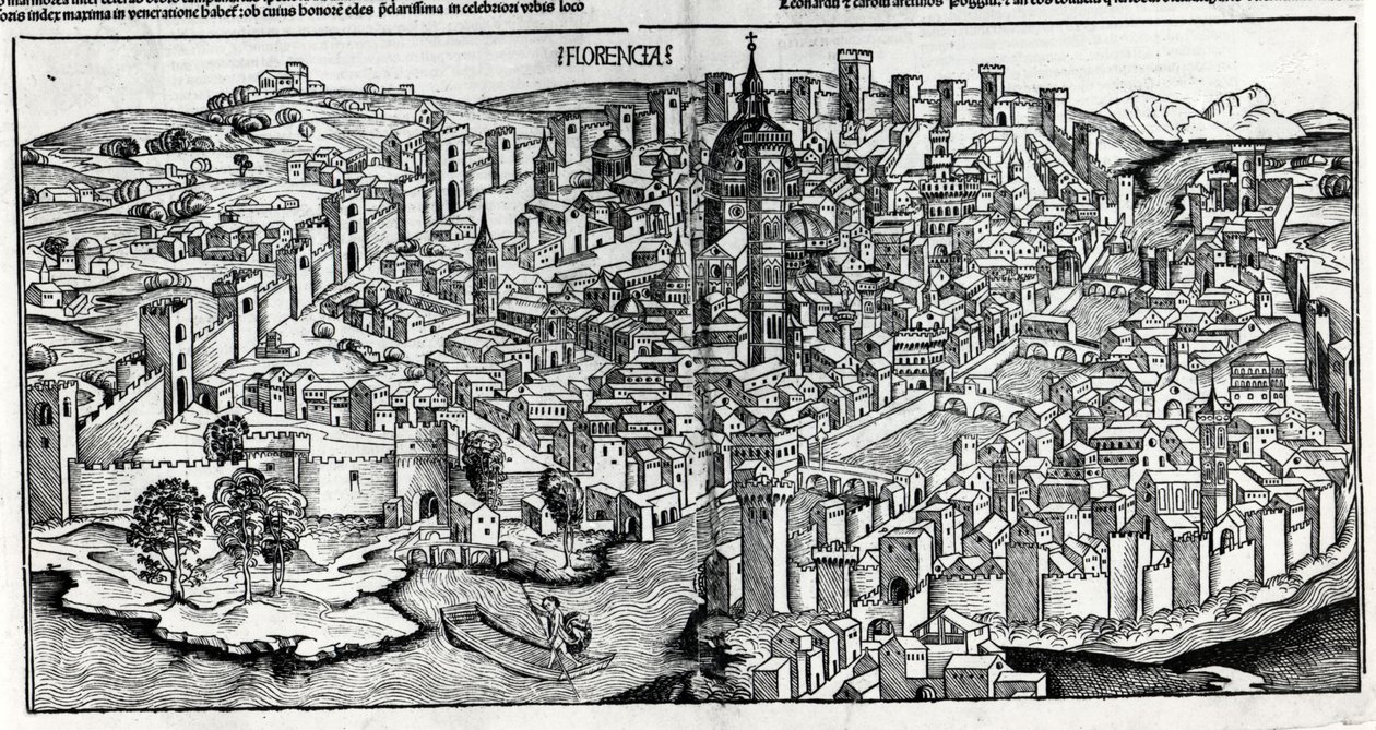 Firenze i 1470. av Unknown artist