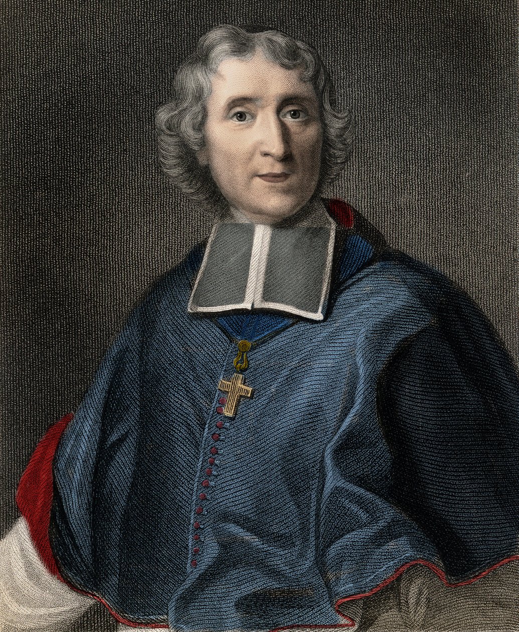 Francois de Pons de Salignac de La Mothe-Fenelon (Mothe Fenelon) 1651-1715 - gravering - 1800-tallet av Unknown artist