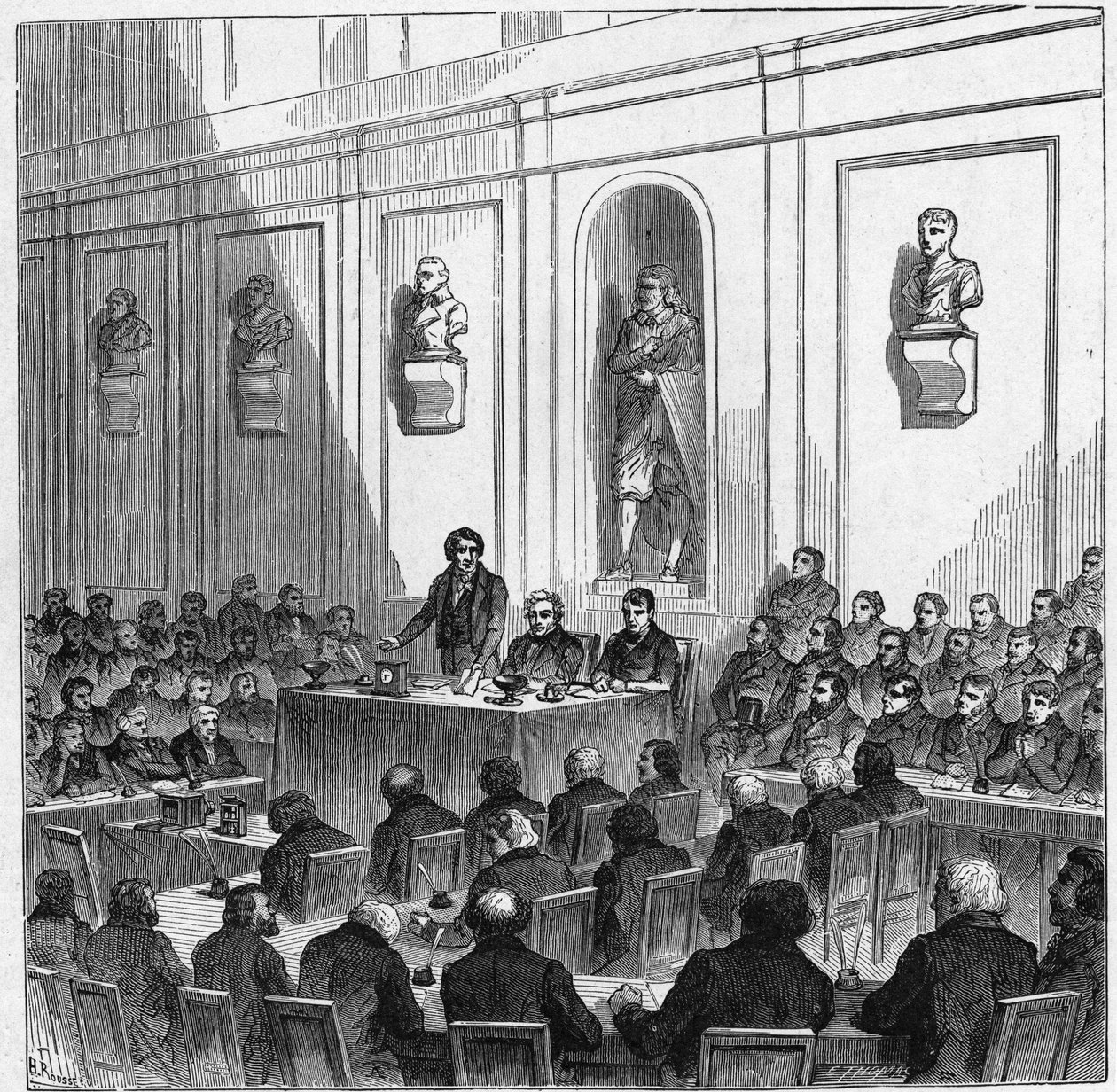 François Arago announced on August 10 av Unknown artist