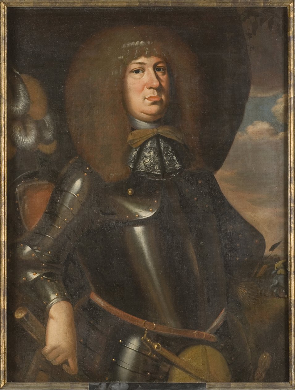 Frederic II de Hesse Hombourg - Portrett av Landgrave Frederick II av Hessen-Homburg (1633-1708), Anonym . Olje på lerret, andre halvdel av 1600-tallet. Dimensjon : 107,5x83,5 cm. Nationalmuseum Stockholm av Unknown artist