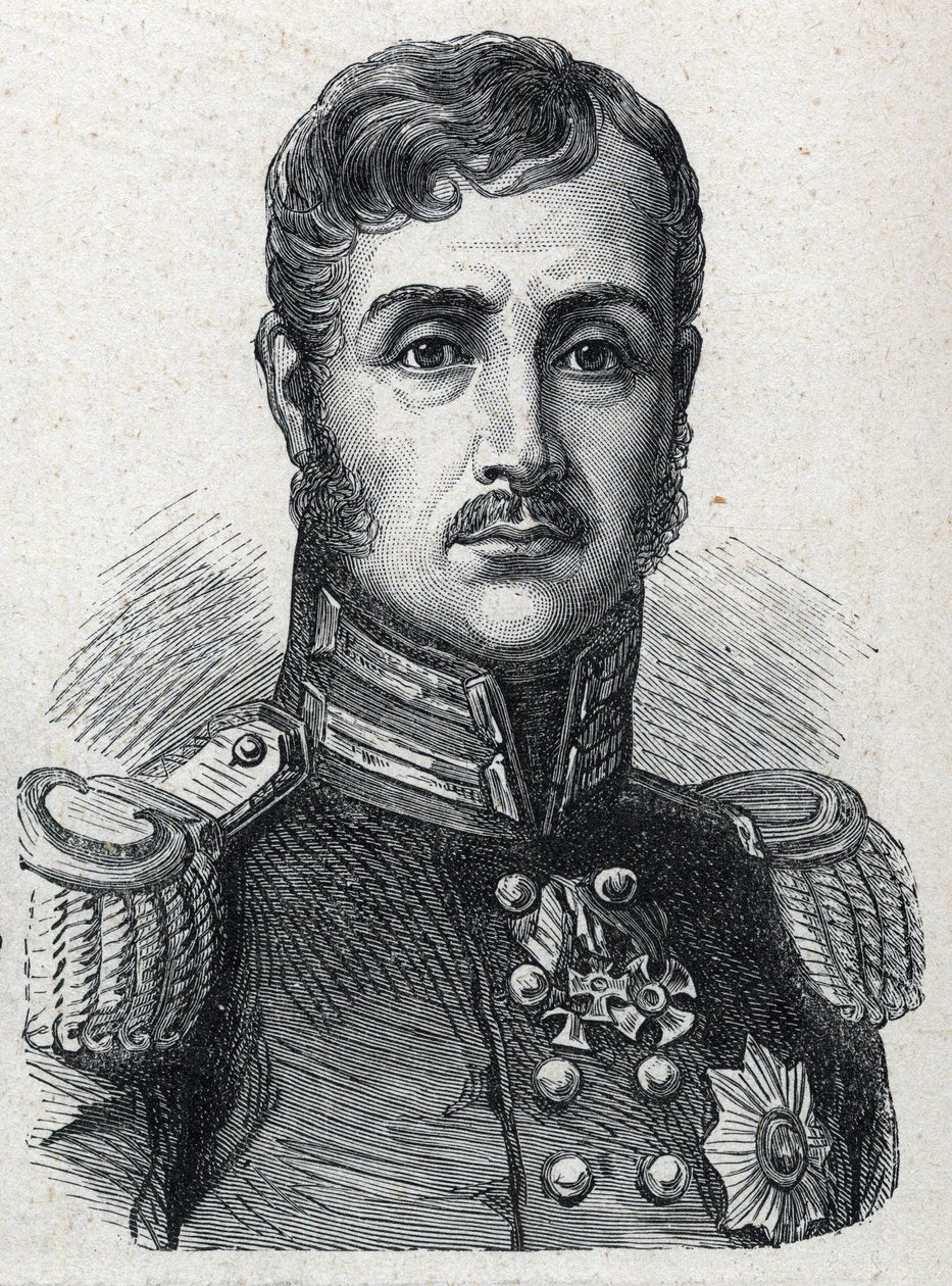 Fredrik Vilhelm III av Preussen - Portrett av Fredrik Vilhelm III av Preussen (1770-1840) Konge av Preussen av Unknown artist