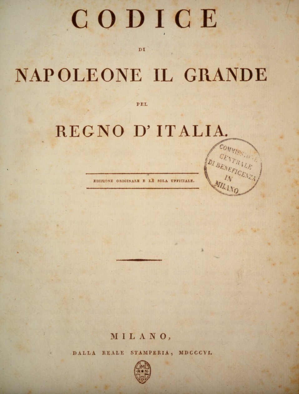 Frontispice av Napoleons kode. i 1806 av Unknown artist