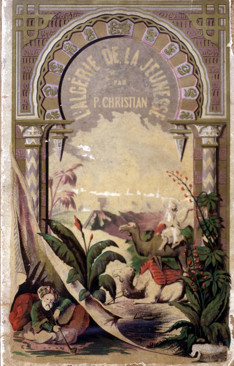Frontispice av boken "Algeria through Youth"" av P.Christian av Unknown artist