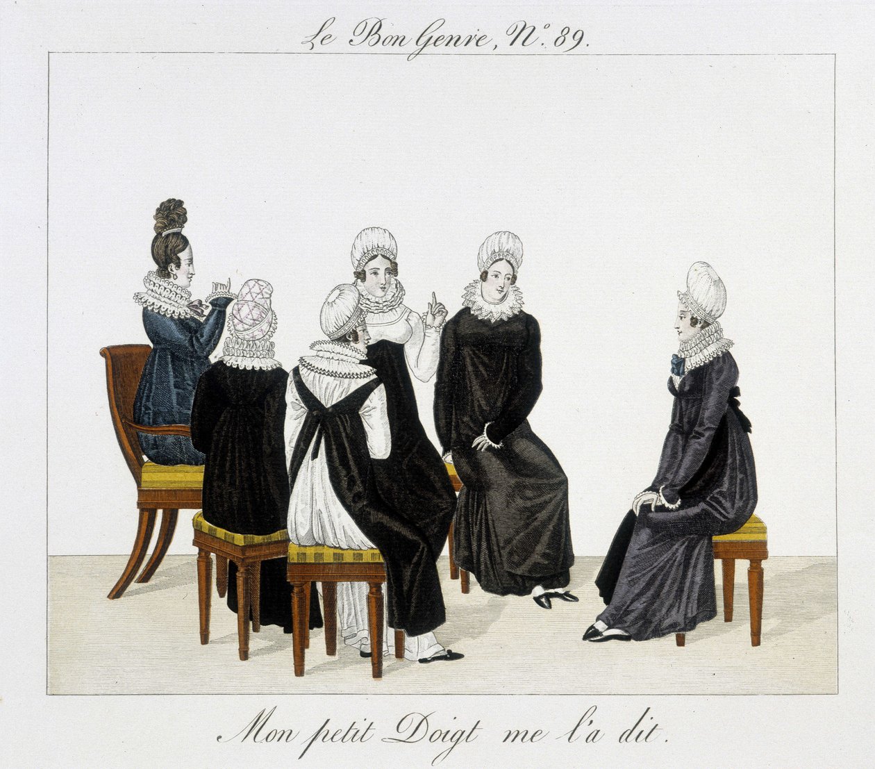 Spill: "" min lillefinger fortalte meg"" - i "" The Good Genre"", n¡89, tidlig på 1800-tallet av Unknown artist