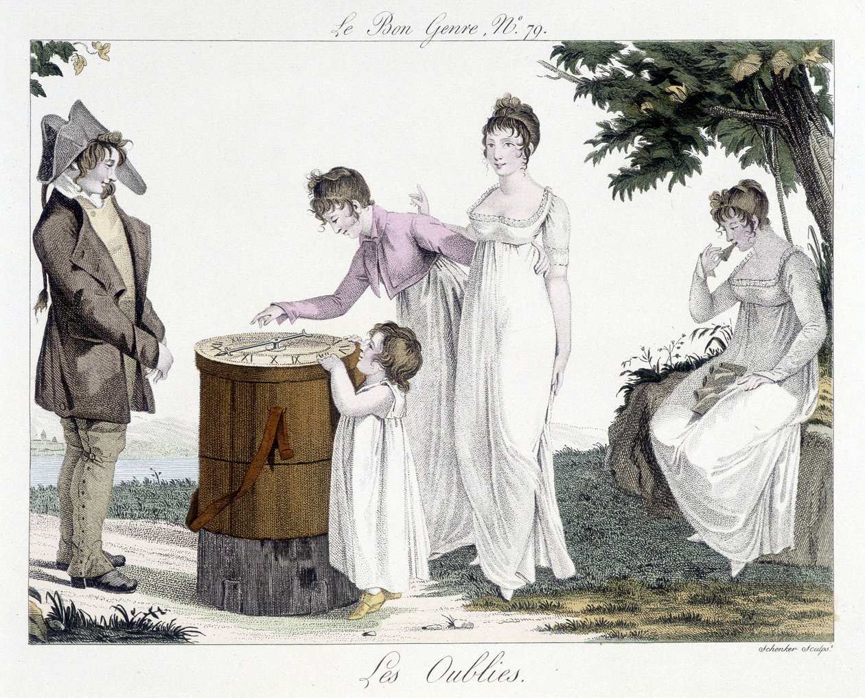 Game: the "Forget" - i "" the Good-sjangeren", n¡79, tidlig på 1800-tallet av Unknown artist
