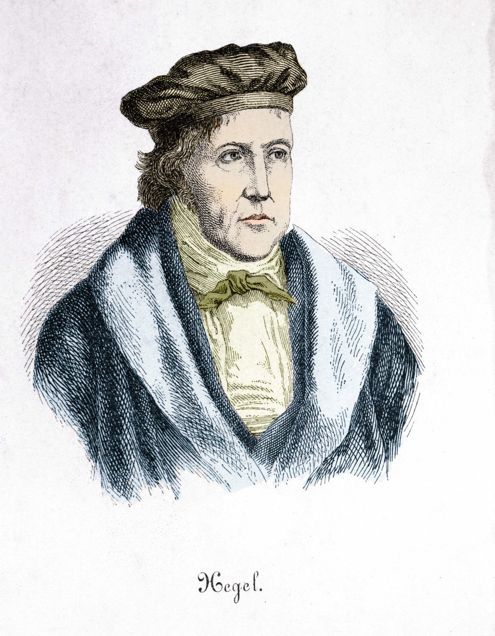 Georg Wilhelm Friedrich Hegel (1770 - 1831), tysk filosof. av Unknown artist